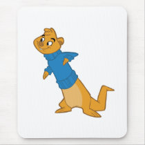 Otter Boy Blue Mouse Pads