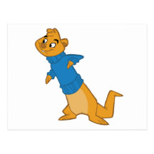 Otter Boy Blue Post Card