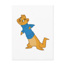 Otter Boy Blue Post Card