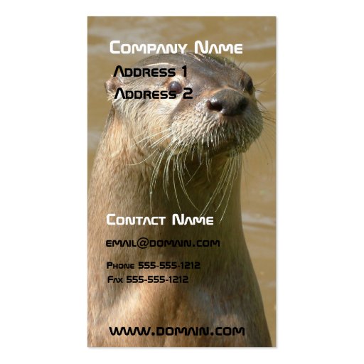 Otter Business Card (front side)