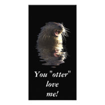 OTTER Card photo cards by HANDPRINTS OTTER Card photo cards