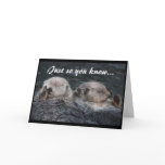 Otter Friends Card