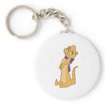 Otter Girl Sitting Keychains