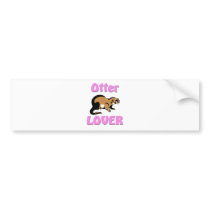 Otter Lover bumper stickers by AnimalShirts Otter Lover bumper stickers