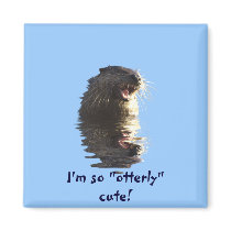 OTTER Magnet by HANDPRINTS OTTER Magnet