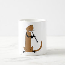 Otter Playing the Clarinet Mug