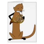 Otter Playing the French Horn cards