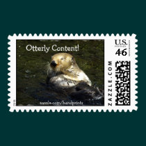 Otter Postage Stamps stamps