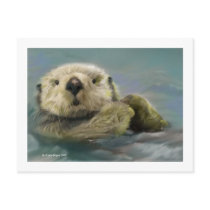 Otter Postcard