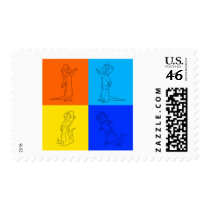 Otter Squares Postage Stamps