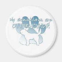 Otterhound Grandchildren Fridge Magnet