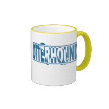 Otterhound Silhouette Coffee Mug