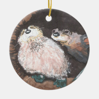 otter ornaments keepsake ornaments zazzle otter ornaments keepsake ornaments zazzle