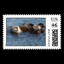 Otters, Morro Bay, Calif postage