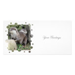 OTTERS PERSONALIZED PHOTO CARD