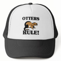 OTTERS Rule! hats by AnimalShirts OTTERS Rule! hats