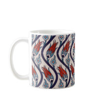Ottomans Tulip Pattern / Tile Art Mugs