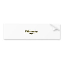 Ottumwa Iowa Classic Design Bumper Sticker