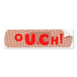 Ouch! Bandage Bumper Sticker