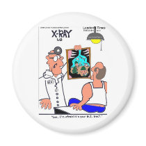Ouch My G.I. Tract Funny Tees Cards Mugs Etc Fridge Magnet