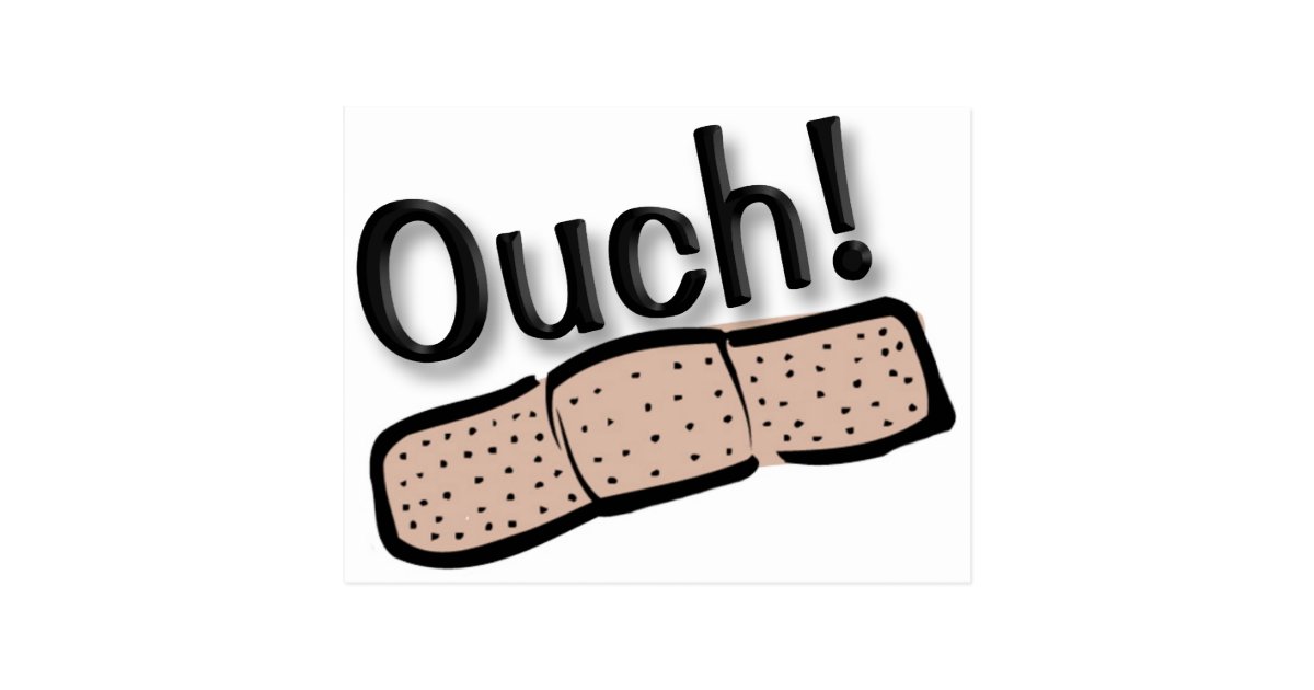 Ouch Postcard | Zazzle