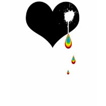 ouch. rainbow. shirt.