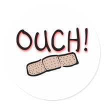 OUCH! stickers