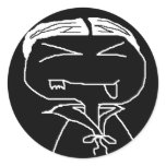 OUCH ROUND STICKER