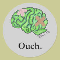 "Ouch" stickers