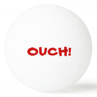 Ouch That Hurts! Talking Ping Pong Ball