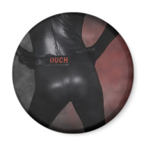 OUCH Zentai Magnet by MDKgraphics OUCH Zentai Magnet