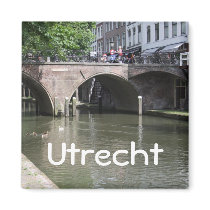 Oude Gracht Refrigerator Magnet