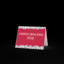 OUEEN FOR THE DAY! Notecards cards