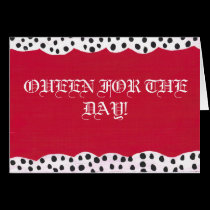 OUEEN FOR THE DAY! Notecards cards
