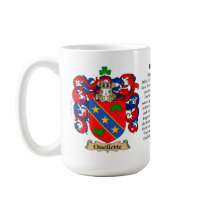 Ouellette Family Coat of Arms Coffee Mugs