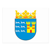 Oulu Coat of Arms Postcard