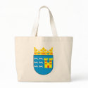 Oulu Coat of Arms Tote Bag by FlagTshirts Oulu Coat of Arms Tote Bag