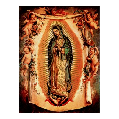 OuOur Lady of Guadalupe and the Angels Posters by stjosephschool