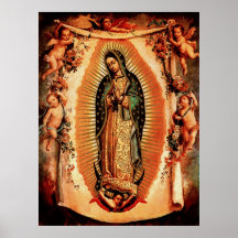 OuOur Lady of Guadalupe and the Angels Posters