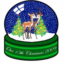 Our 13th Christmas Ornament 2009 photo sculptures by freespiritdesigns Our 13th Christmas Ornament 2009 photo sculptures