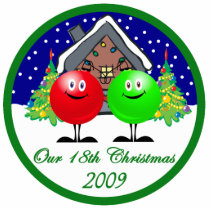 Our 18th Christmas Ornament 09 Photo Sculptures