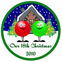 Our 18th Christmas Ornament 2010 Cut Outs