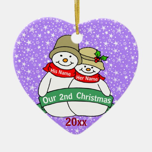 our 2nd christmas ceramic ornament zazzle our 2nd christmas ceramic ornament zazzle
