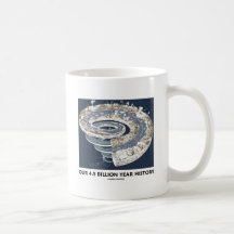 Our 4.5 Billion Year History (Geological Timeline) Mugs