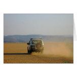 Our 4x4 into the sunset! card