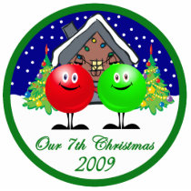 Our 7th Christmas Ornament 09 photo sculptures by freespiritdesigns Our 7th Christmas Ornament 09 photo sculptures