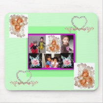 Our angels from above and Coral Roses and Hearts mousepads