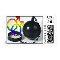 Our Ball & Chain postage by LoveMale Our Ball & Chain postage