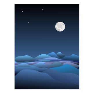 Our Beautiful Moon Postcard