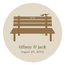 Our Bench Favor Sticker